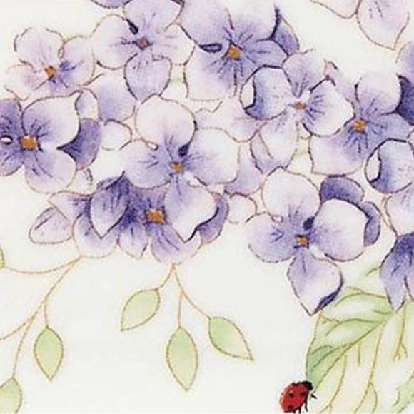 new in box Lenox Swallowtail Butterfly Meadow 9.75" Porcelain Tray Lilac Floral - Picture 6 of 10